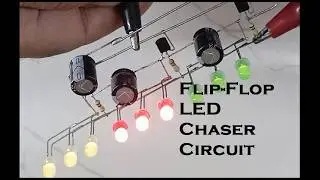 Flip-Flop LED Chaser Circuit