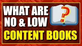 What Are No and Low Content Books? (Low Content Book Publishing)