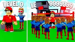 MAX LEVEL ZOMBIE BASE in Roblox Undead Defense tycoon!