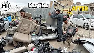 Complete Japanese Car Restoration || Inside Secret World of Scrapped Cars Re-Assembly