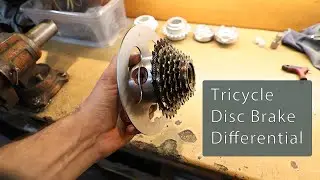 My tricycle disc brake differential is ready to roll