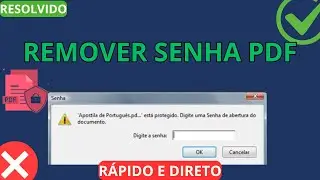 Como Remover Senha PDF - Simples e Facil!