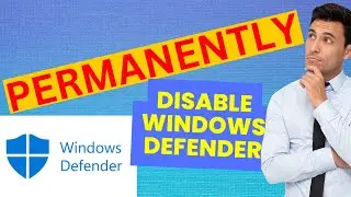 How to PERMANENTLY DISABLE WINDOWS DEFENDER!!! {WINDOWS 10/11} STEP BY STEP GUIDE!!!
