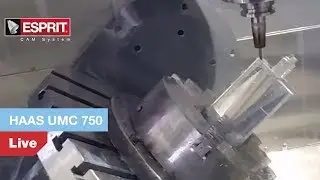 ESPRIT  5 assi su HAAS UMC 750