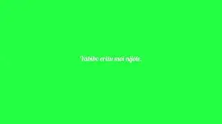 jowa bosore kom bula 💚green screen video💚