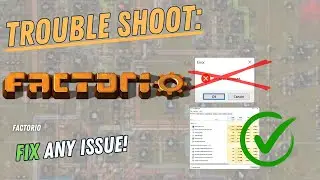 FACTORIO – How to Fix Crashing, Lagging, Freezing, black screen…– Full Tutorial