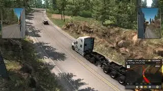 American Truck Simulator // Haul Truck Chassis Special Transport Mission. #BDHT