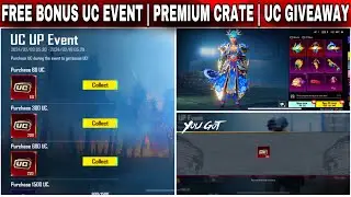 BGMI UC PURCHASE EVENT| BGMI NEW PREMIUM CRATE | UC BONUS EVENT BGMI |