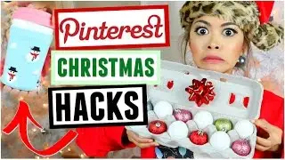 PINTEREST HACKS TESTED! Christmas Edition!
