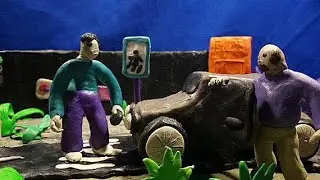 Соблюдайте ПДД! Plasticine Animation.