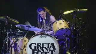 GRETA VAN FLEET Danny Wagner incredible drum solo Live at the Red Rocks Amphitheater (GVD 2019)