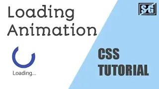 How to make a spinning circle Animation. HTML & CSS tutorial