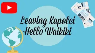 VLOG: Checking out of the Moana Building at Marriott KoOlina & Uber to Waikiki $50 
