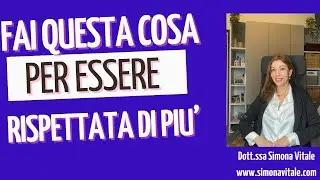 ✅ FAI QUESTA COSA DI MODO CHE I TUOI NO VENGANO RISPETTATI UNA VOLTA PER TUTTE