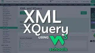 W3Schools XML XQuery tutorial | XQuery XML Tutorial for Beginners | W3Schools XML XQuery