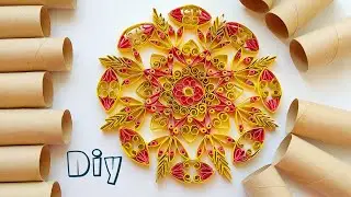 Easy Toilet Paper Rolls Reuse Craft Ideas ♻️| Handmade Wall Decorations, DIY Crafts