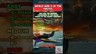 History Quiz -  World War 2 In The Pacific  