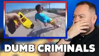 When Dumb Criminals Get Tased REACTION | OFFICE BLOKES REACT!!