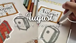 Vlog #10: Bullet Journal With Me | August Bullet Journal (REPOST)