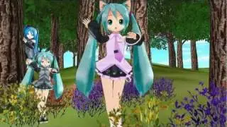 【VOCALOID MMD】Chibi Miku Hatsune Nekomimi Switch