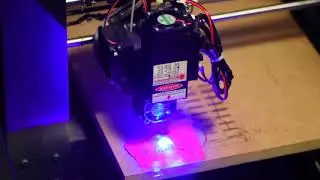 JVElaser cutting a FSM out of paper