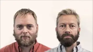Tore og Bjarte er alene i studio.