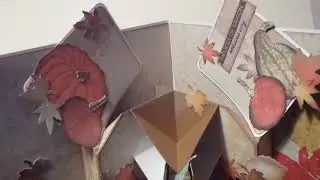 carte pop up  délices d' automne