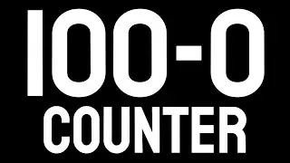 Countdown from 100 to 0 with a Metronome