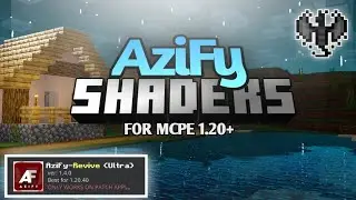 BARU!!! SHADERS MCPE 1.20+ REALISTIS Suport Render Dragon TAHUN 2024 | AziFy Shaders