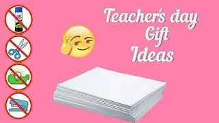 Teacher's day paper gift ideas 💡/easy crafts for teacher's day gift 