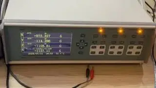 Date reader of DX-360 gauss meter