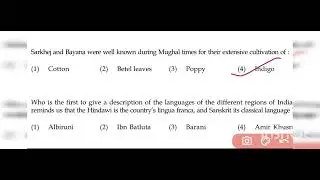#Ugcntanethistory 2015 Pyq official answer key