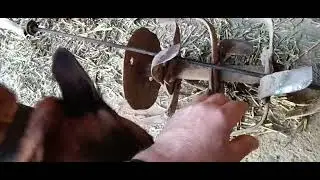 Agria 3001 con su rotavator.