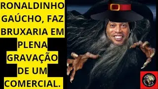RONALDINHO GAÚCHO, FAZ BRUXARIA EM PLENA GRAVAÇÃO DE UM COMERCIAL. #ronaldinhogaucho #obruxo