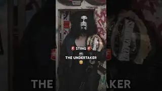 Sting vs The Undertaker in COSPLAY 🤯 #wwe #cosplay #wweentrances