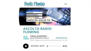 Roma - Radio Fleming Intervista Massimo Berti 
