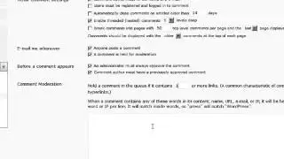 7 Step Wordpress Setup- 3-Configuring WordPress - configuration settings discussion
