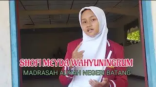 SHOFI MEYDA WAHYUNINGRUM || KOMPETISI PIDATO NASIONAL