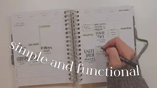 TRYING A MORE MINIMAL STYLE | PLAN WITH ME