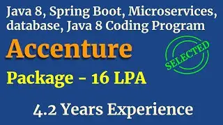 Accenture Java Interview 2022