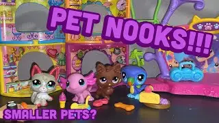 LPS G7 Wave 2 Pet Nooks!!! Unboxing & Review | The Pets are Smaller??