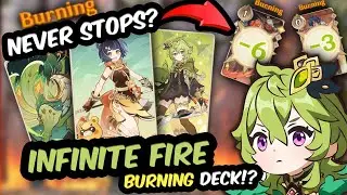 The Summon that NEVER ENDS!? Burning Deck! Genshin TCG 3.4 Genius Invokation PvP
