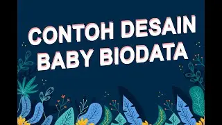 Contoh desain baby bio biodata bayi banner bayi banner kelahiran bayi