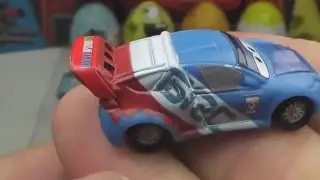 12 Surprise Eggs Kinder Surprise Cars 2 Zaini Thomas Spongebob 2016 -16
