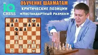 Шахматы / Критические позиции / Нестандартный размен / Школа Шахмат IQChess / МГ Артем Ильин.