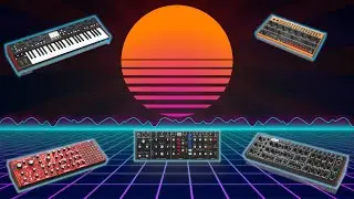 80s Sci-fi Pop - Synthwave - analog live dawless jam with Behringer Model D, Crave, Pro-1, Neutron