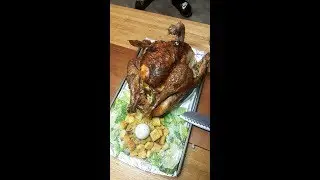College Students Cooking Turkey