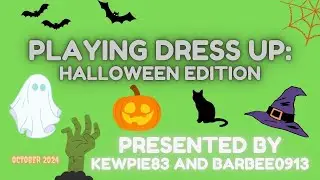 Playing Doll Dress Up - Halloween Edition!