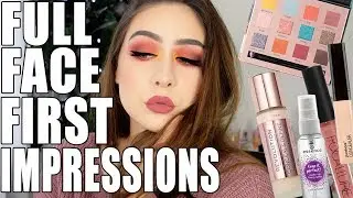 Full Face First Impressions | Fire Red Matte Makeup Tutorial | Christmas Special Day 4