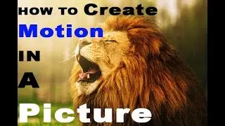 Photoshop  tutorial // How to animate a still picture from photoshop.